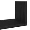 vidaXL Wall Shelves 3 pcs Black Oak 58x18x18 cm Engineered Wood