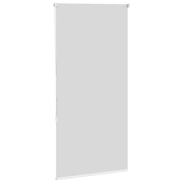 vidaXL Roller Blind Blackout White 85x150 cm Fabric Width 80.7 cm Polyester