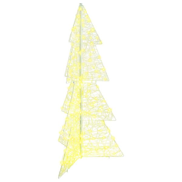 vidaXL Christmas Tree with 160 LEDs Warm White 150 cm Acrylic