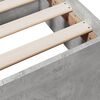 vidaXL Bed Frame with Drawers without Mattress Concrete Grey 160x200 cm