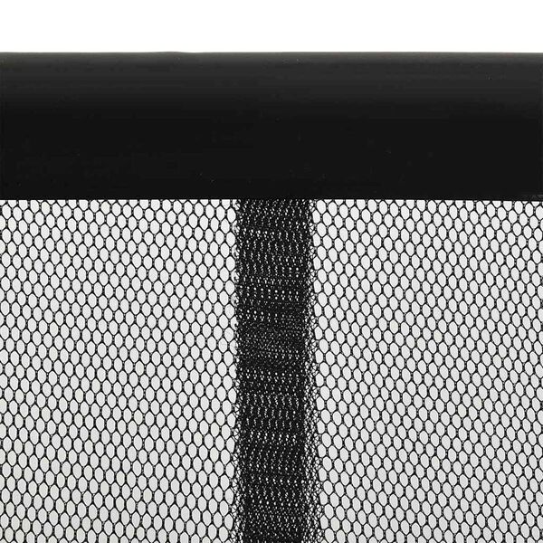 vidaXL Insect Door Screen with Mesh Curtain Black 100x220 cm Polyester