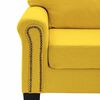 vidaXL Sofa Yellow 5-Seater Fabric
