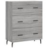 vidaXL Highboard Grey Sonoma 69.5x34x180 cm Engineered Wood