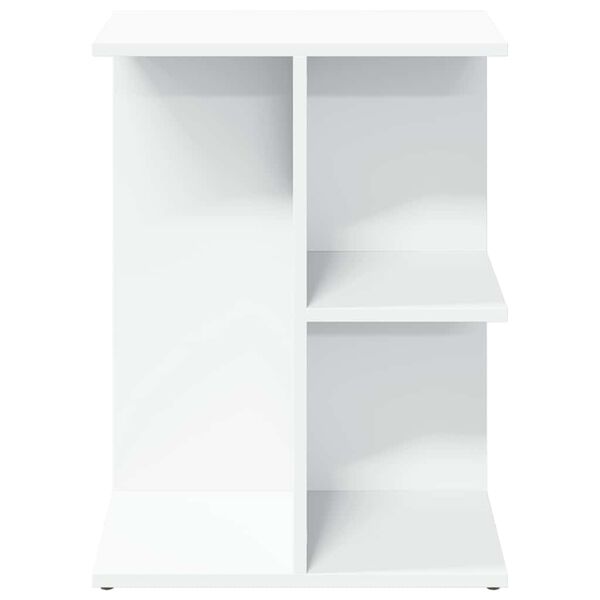 vidaXL Bedside Table White 46.5x29x61 cm Engineered Wood