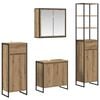 vidaXL Bathroom Furniture Set 4 pcs Artisan Oak Engineered Wood