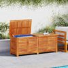 vidaXL Garden Storage Box with Louver 150x50x56 cm Solid Wood Acacia