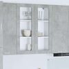 vidaXL Hanging Cabinet Concrete Grey 80 x 31 x 100 cm Engineered Wood