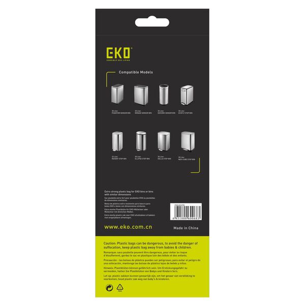 EKO Trash Bag Set E 25-35 L 24x12 pcs White
