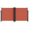 vidaXL Retractable Side Awning Terracotta 120x1200 cm