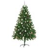 vidaXL Christmas Tree with 300 LEDs with Stand Green 180 cm PE