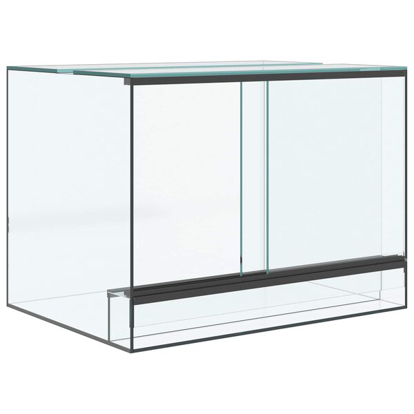 vidaXL Terrarium with Storage Transparent 40 x 30 x 30 cm Glass