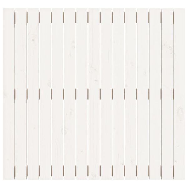 vidaXL Wall Headboard White 95.5x3x90 cm Solid Wood Pine