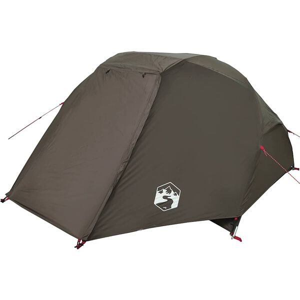 vidaXL Fishing Tent 5-Person Brown Waterproof