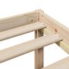 vidaXL Bookcase Bed without Mattress 140x190 cm Solid Wood Pine