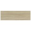 vidaXL Bookshelf Boards 8 pcs Sonoma Oak 80x20x1.5 cm Engineered Wood