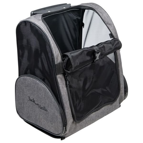 Jack and Vanilla Pet Trolley Travel 40x26x40 cm Grey/Black