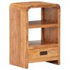 vidaXL Bedside Table | Honey | Solid Acacia Wood | Medium