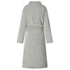 vidaXL Bathrobe without Hood Grey L Flannel