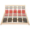vidaXL Bed Frame without Mattress with 12 Slats Adjustable Head 100x200cm