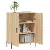 vidaXL Sideboard Sonoma Oak 69.5x34x90 cm Engineered Wood