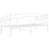 vidaXL Sofa Bed Frame without Mattress White Metal 90x200 cm