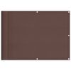 vidaXL Balcony Screen Brown 75x800 cm 100% Polyester Oxford