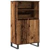 vidaXL Highboard Old Wood 60x36x110 cm Engineered Wood