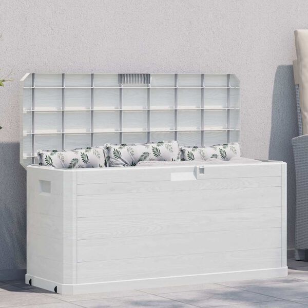 vidaXL Garden Storage Box 280 L Light Grey