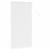 vidaXL Window Blind with Curtains Manual White Aluminium