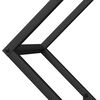 vidaXL Firewood Rack Black 60x25x60 cm Cold-rolled steel