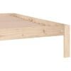 vidaXL Bed Frame without Mattress Solid Wood Pine 200x200cm