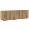 vidaXL Wall TV Cabinet Wall-mounted 4 pcs Artisan Oak Engineered Wood