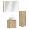 vidaXL Bathroom Furniture Set 4 pcs Sonoma Oak