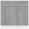 vidaXL Drawer Bottom Cabinet Lyon Grey Sonoma 80x46x81.5 cm Engineered Wood