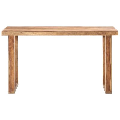 vidaXL Dining Table 140x70x76 cm Solid Sheesham Wood