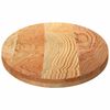 vidaXL Table Top Light Brown 120x60x4 cm Solid Wood Oak Oval