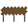 vidaXL Bed Headboard Honey Brown 141x3x80.5 cm Solid Wood Pine