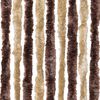 vidaXL Insect Curtain Beige and Light Brown 90x220 cm Chenille