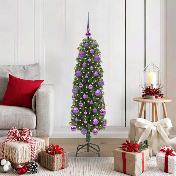vidaXL Artificial Christmas Tree with 150 LEDs with Stand Green 120 cm