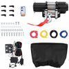 vidaXL Electric Winch PVC Black