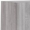 vidaXL 8 Piece TV Wall Units with LED Grey Sonoma Engineered Wood