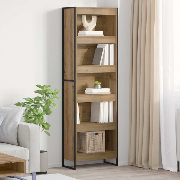vidaXL Book Cabinet 2 pcs Artisian Oak 60 x 30 x 189.5 cm