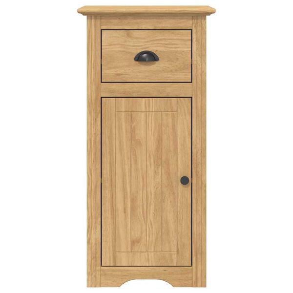 vidaXL Bathroom Cabinet with Drawer BODO Honey Brown 44 x 30 x 90 cm