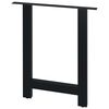 vidaXL Dining Table Legs 2 pcs H Frame 60x72 cm