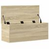 vidaXL Storage Box Sonoma Oak 90x35x35 cm Engineered Wood