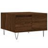 vidaXL Coffee Table Brown Oak 55x55x36.5 cm Engineered Wood