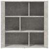 vidaXL Sideboard Concrete Grey 80x30x80 cm Engineered Wood
