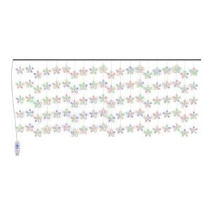 vidaXL LED Star Curtain Fairy Lights 500 LED Colourful 8 Function