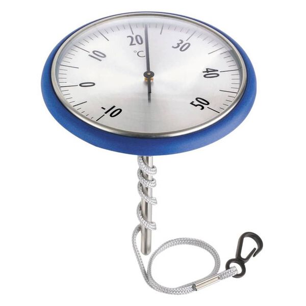 Summer Fun Buoy Thermometer Stainless Steel