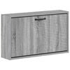 vidaXL Wall-Mounted Shoe Cabinet HAARLEM 71 x 17 x 43 cm Grey Sonoma